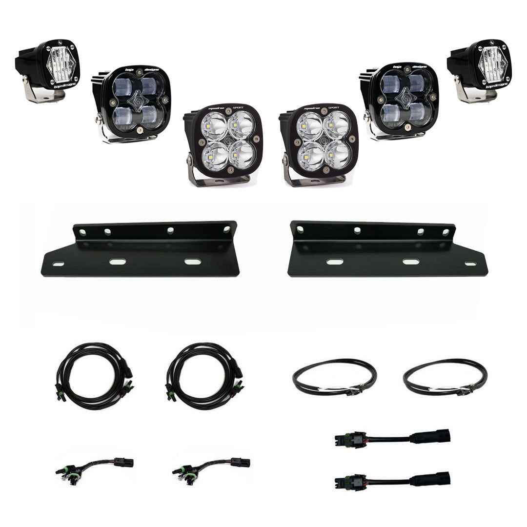 Ford Squadron SAE/S1 Fog Pocket Light Kit - Ford 2021-22 F-150; NOTE: Raptor