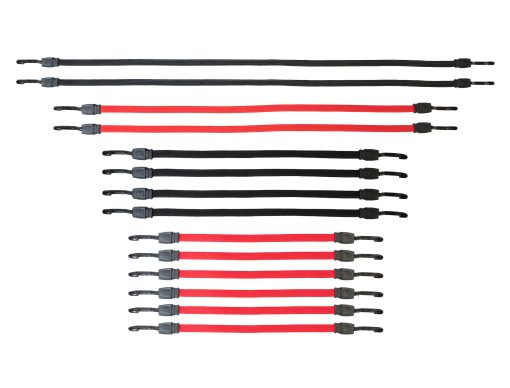 Flat Strap Bungee Cords (14pc Kit)