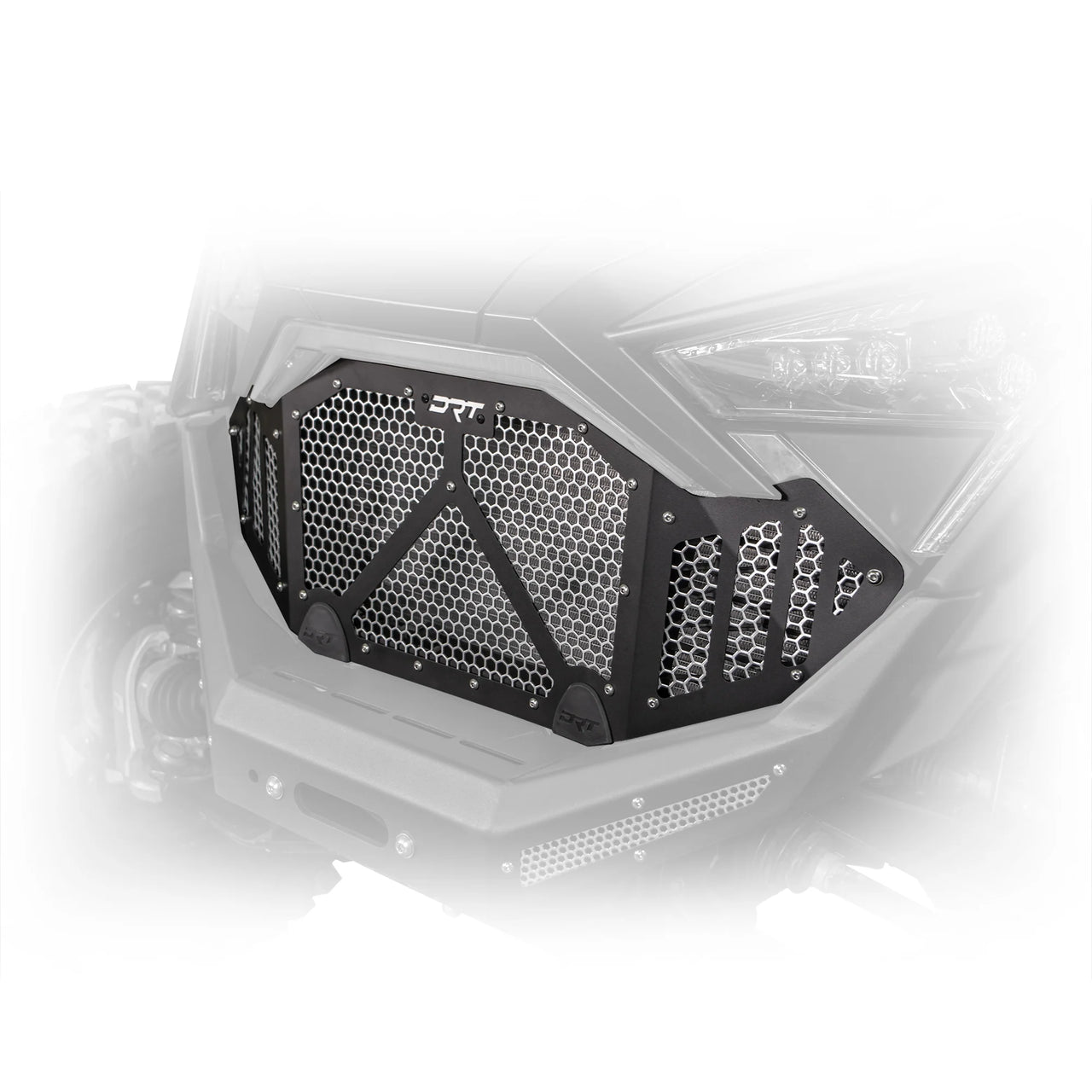 DRT Motorsports Polaris Pro R / Turbo R 2022-2024 Aluminum Front Grill - Black