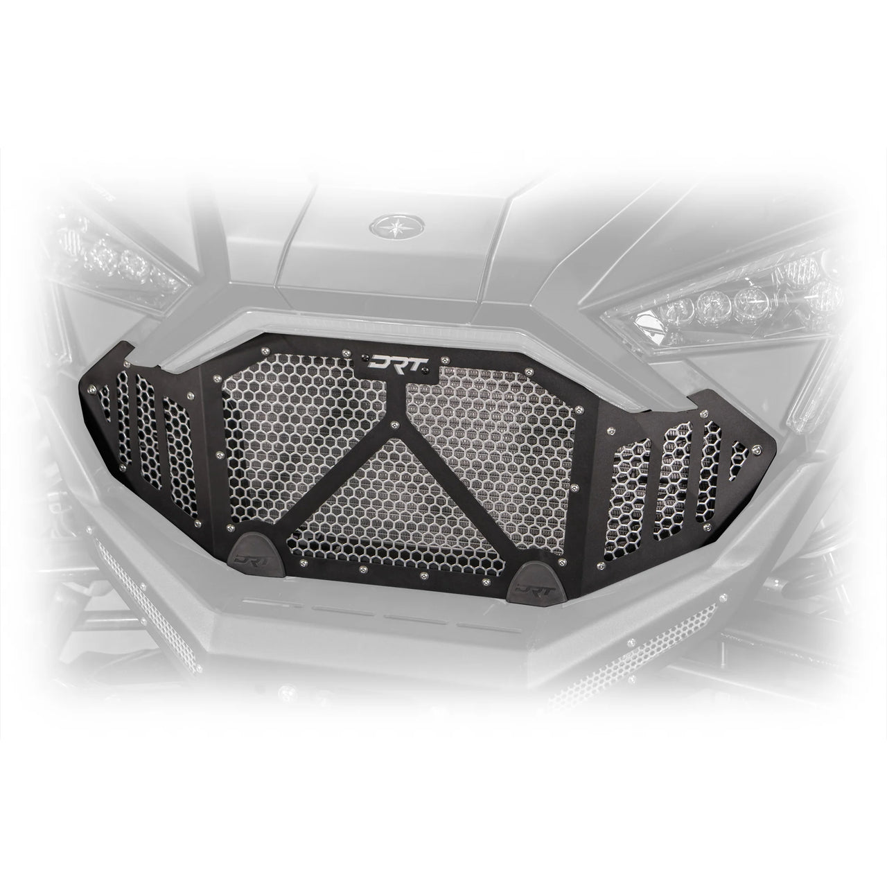 DRT Motorsports Polaris Pro R / Turbo R 2022-2024 Aluminum Front Grill - Black