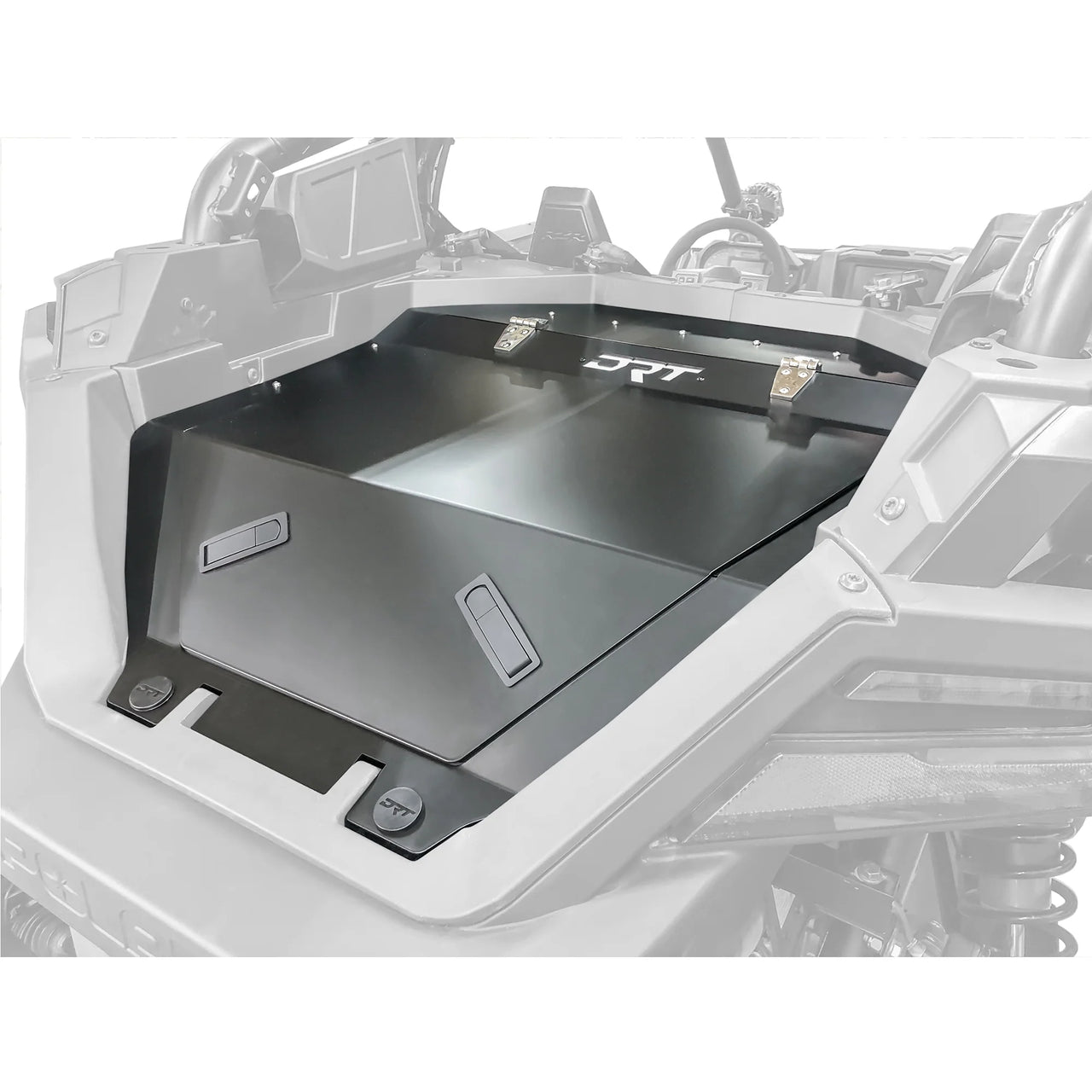DRT Motorsports Polaris Pro R 2022+ Aluminum Trunk Enclosure - Black