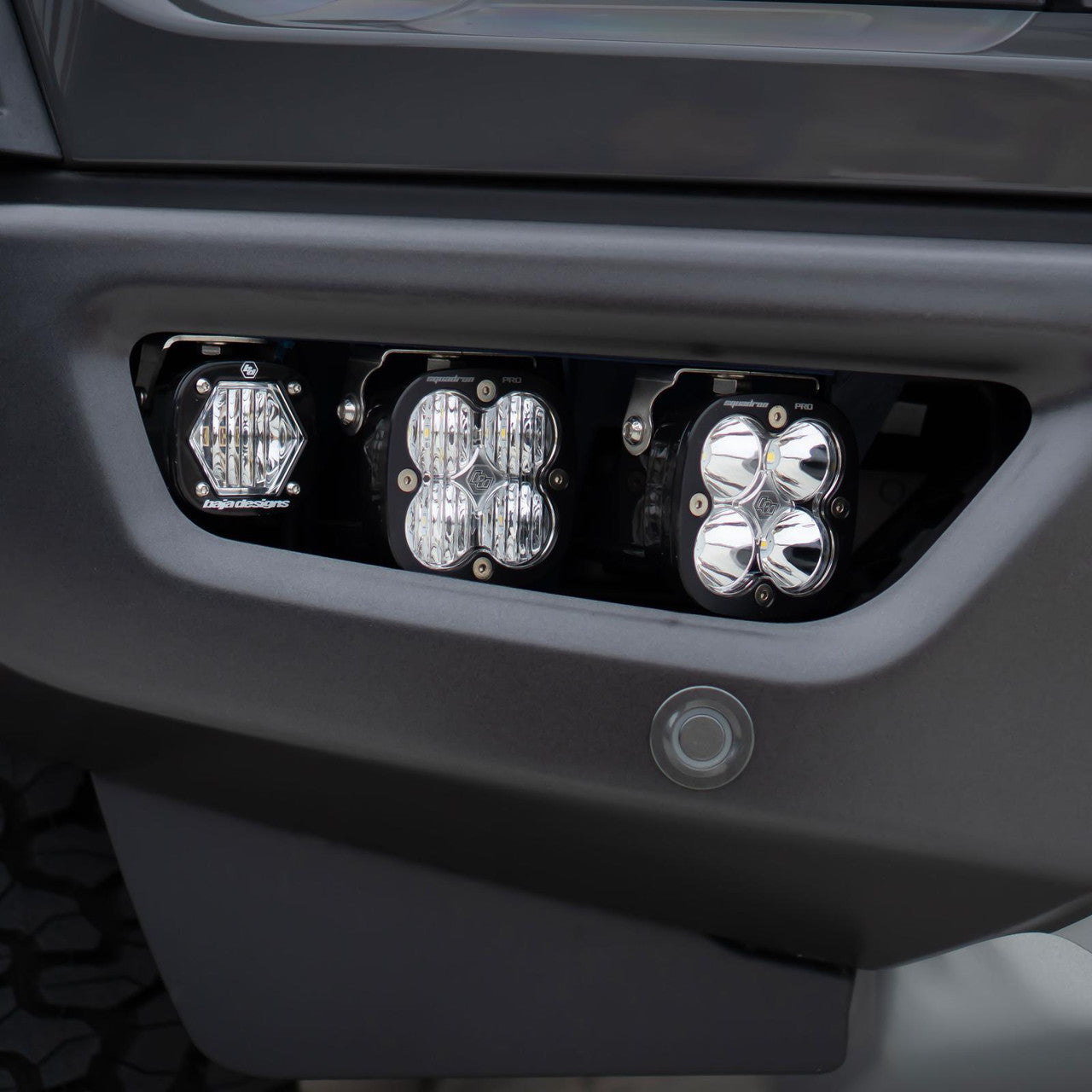 Ford Squadron SAE/S1 Fog Pocket Light Kit - Ford 2021-22 F-150; NOTE: Raptor