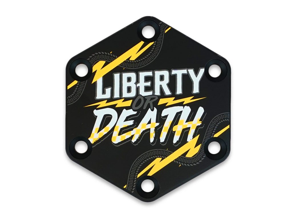 PRP STEERING WHEEL CENTER CAP (LIBERTY OR DEATH)