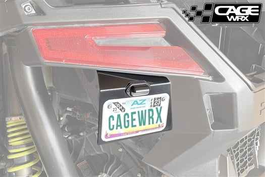 License Plate Mount with LED Light - RZR PRO XP / PRO R / TURBO R