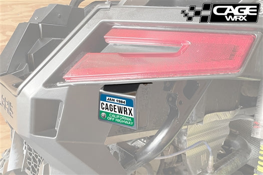 Registration Mount - RZR PRO XP / PRO R / TURBO R