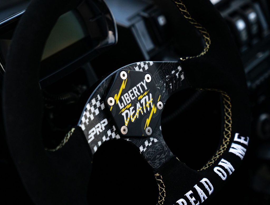 PRP STEERING WHEEL CENTER CAP (LIBERTY OR DEATH)