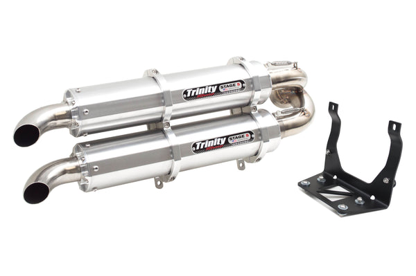 Trinity Racing Slip-On Exhaust - Maverick X3