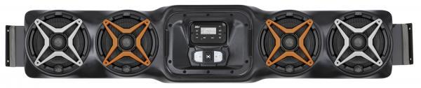 2010-2019 Commander, Maverick and 2011-2013 Big Red Bluetooth 4-Speaker Overhead Weather Proof Sound Bar - OffRoad HQ
