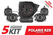 2014-2023 Polaris RZR Complete Kicker 5-Speaker Plug-&-Play System for Ride Command - OffRoad HQ