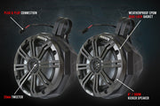 2014-2023 Polaris RZR Phase X Kicker 5-Speaker Plug-&-Play System for Ride Command - OffRoad HQ