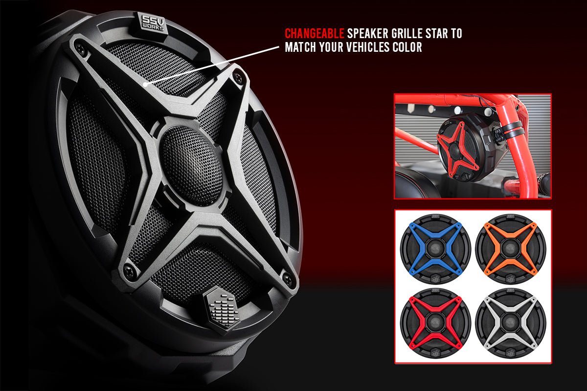 2015-2019 Honda Pioneer 1000 4-Speaker Overhead Weatherproof Audio System - OffRoad HQ