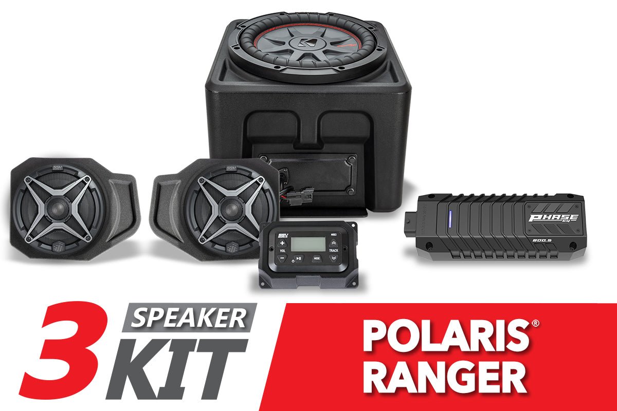 2018-2023 Polaris Ranger XP1000 SSV Works 3-Speaker Audio System - OffRoad HQ