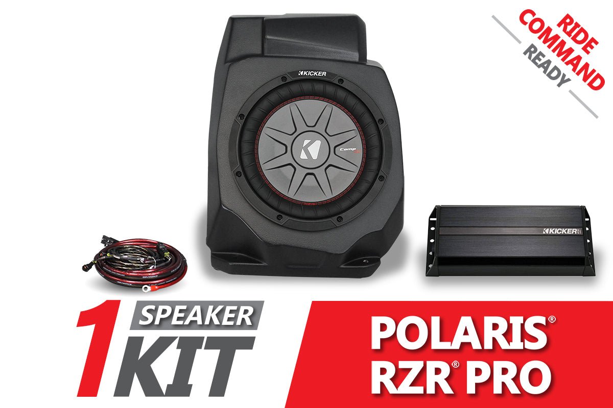 2020-2023 Polaris RZR Pro Under-Dash 10in Subwoofer Enclosure for Ride Command - OffRoad HQ