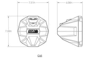 Add-on 6.5in Speaker Pods for SSV Works WP Overhead Series Systems - OffRoad HQ