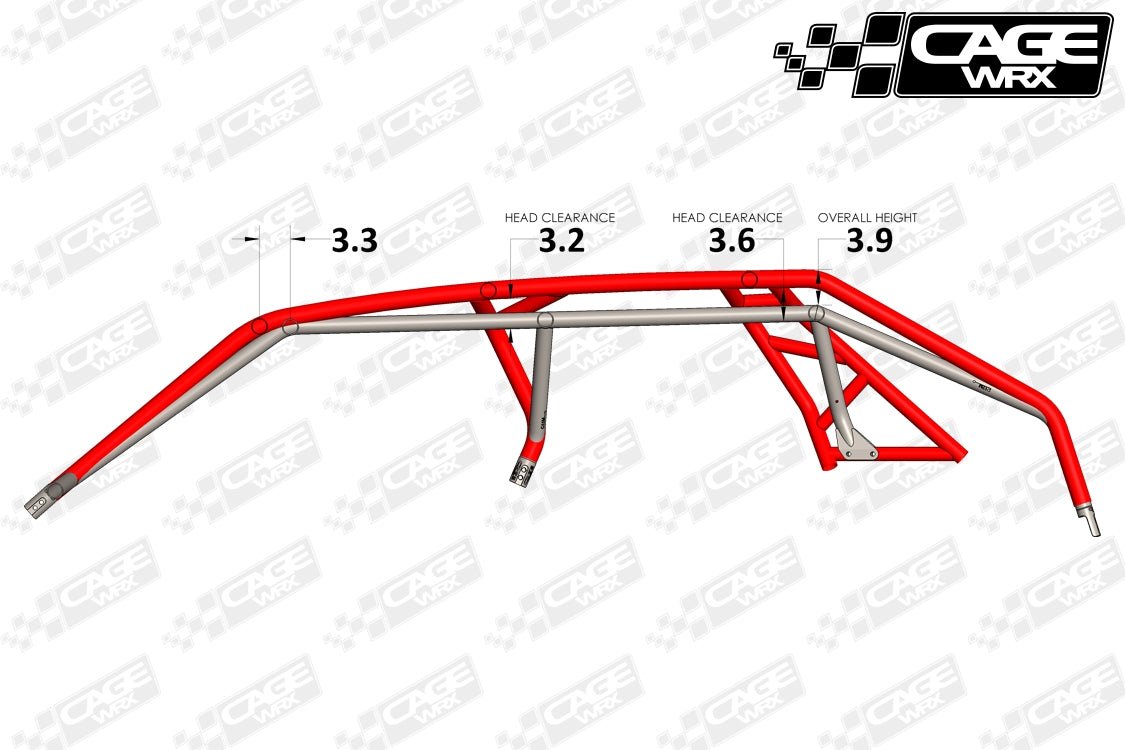 "BAJA SPEC" Cage Kit RZR TURBO R 4 (2022+) - OffRoad HQ