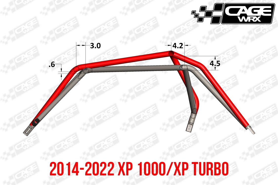 "BAJA SPEC" Cage Kit RZR XP 1000 (2019+) / XP Turbo S (2018+) - OffRoad HQ