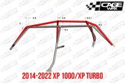 "BAJA SPEC" Cage Kit RZR XP4 1000 (2019+) / XP4 Turbo S (2018+) - OffRoad HQ