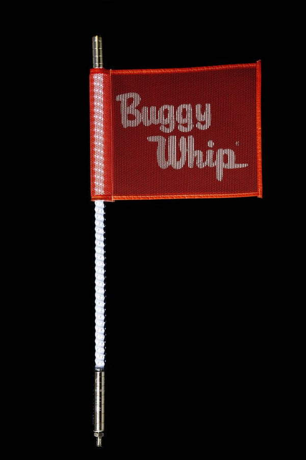Buggy Whip 6 ft. Solid Color LED Whip and Flag