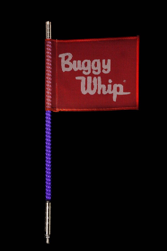 Buggy Whip 8 ft. Solid Color LED Whip and Flag - OffRoad HQ