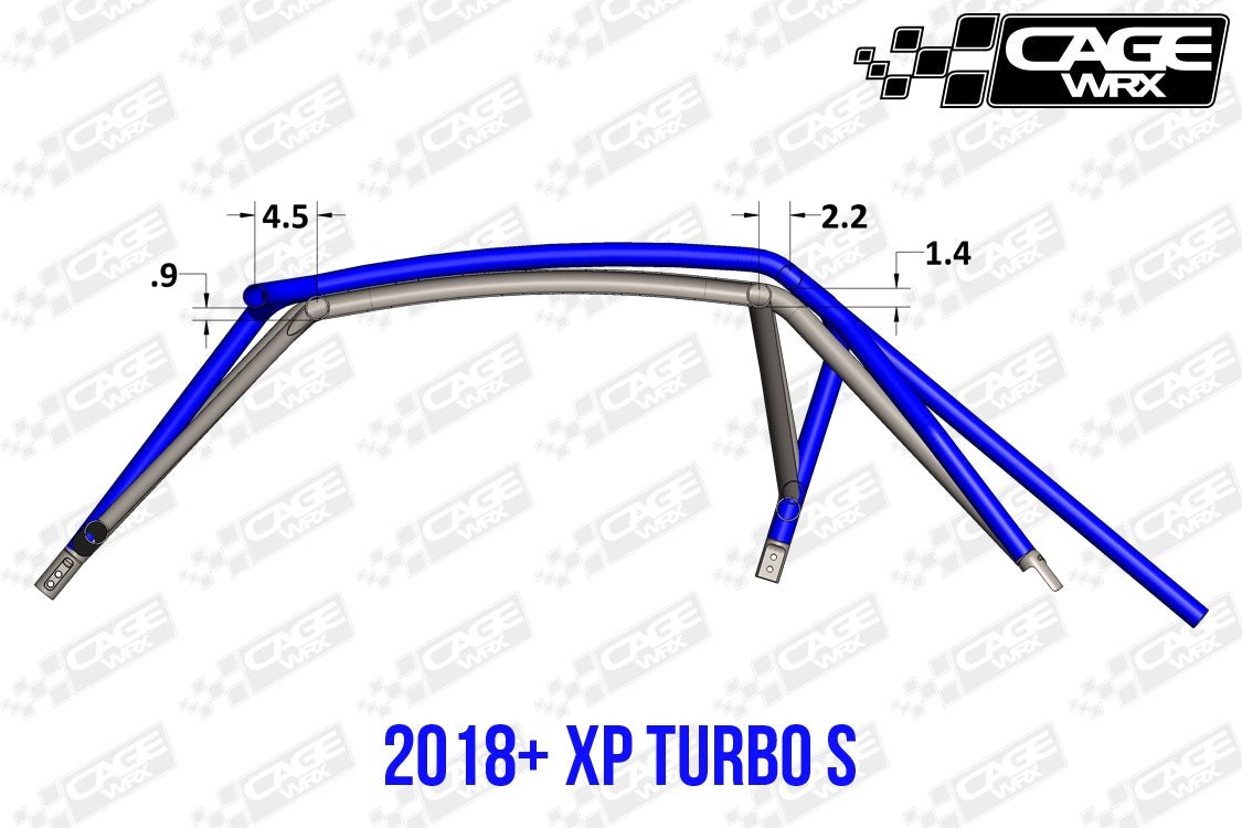 "COMPETITION CAGE" Cage Kit RZR XP 1000 (2019+) / XP Turbo S (2018+) - OffRoad HQ