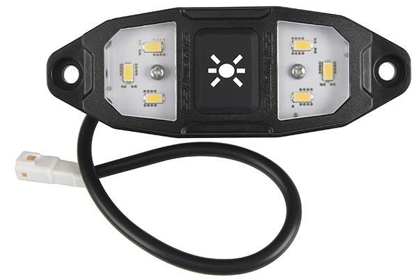 Dome Light with Billet Mount for 1.75” Tube - OffRoad HQ