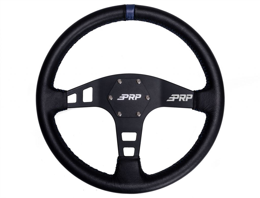 Flat Steering Wheel - Leather - OffRoad HQ