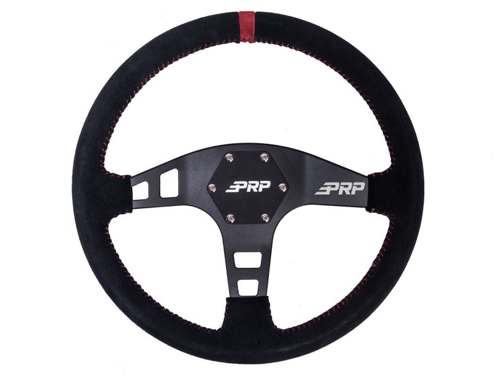 FLAT STEERING WHEEL – SUEDE - OffRoad HQ