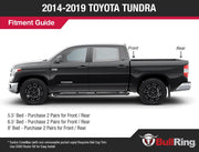 Gunmetal Flush Fit Retractable Tie Down Anchors | ’95+ Dodge Ram | ’14 -19 Toyota Tundra – Crew Max - OffRoad HQ