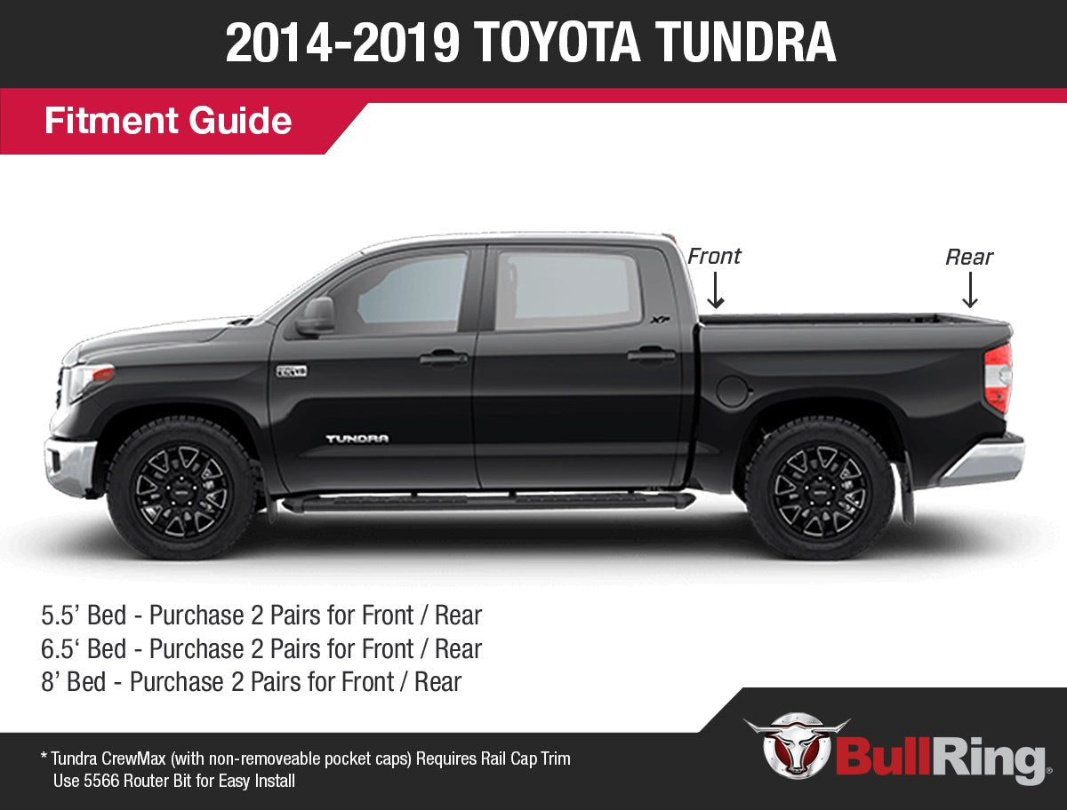 Gunmetal Flush Fit Retractable Tie Down Anchors | ’95+ Dodge Ram | ’14 -19 Toyota Tundra – Crew Max - OffRoad HQ