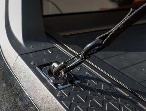 Gunmetal Flush Fit Retractable Tie Down Anchors | ’95+ Dodge Ram | ’14 -19 Toyota Tundra – Crew Max - OffRoad HQ