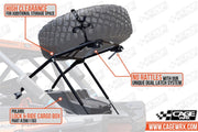 RZR XP 1000/Turbo S Spare Tire Carrier - High - OffRoad HQ
