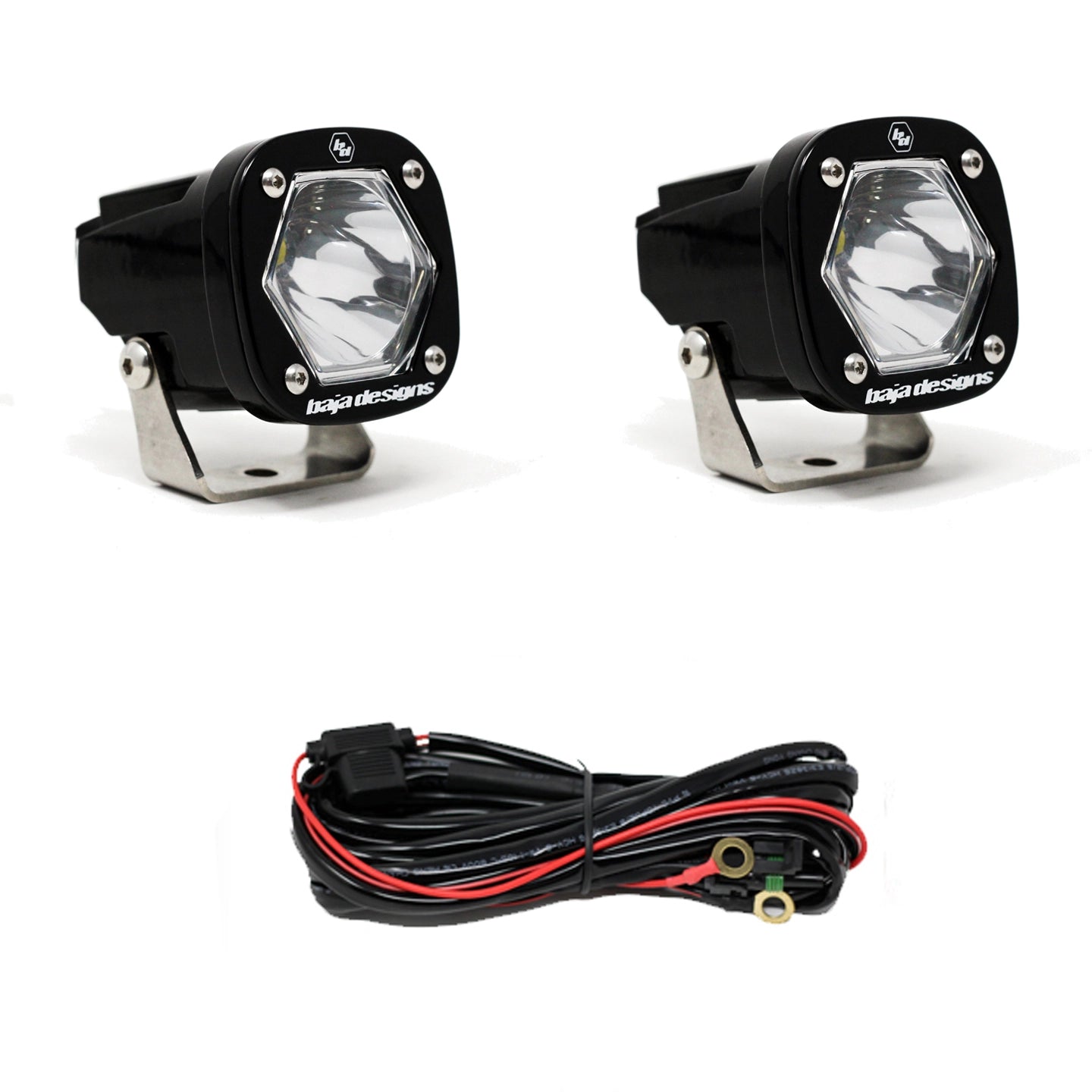 S1 Black LED Auxiliary Light Pod Pair - Universal - OffRoad HQ