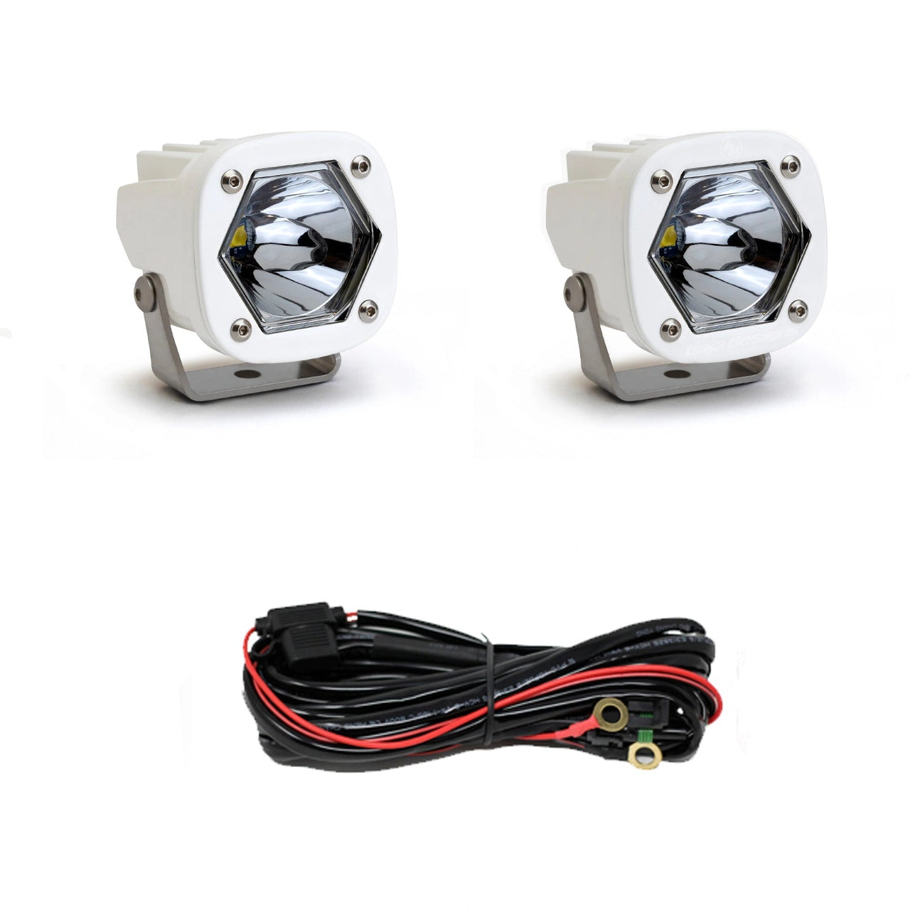 S1 White LED Auxiliary Light Pod Pair - Universal - OffRoad HQ