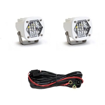 S1 White LED Auxiliary Light Pod Pair - Universal - OffRoad HQ