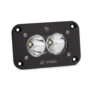 S2 Pro Black Flush Mount LED Auxiliary Light Pod - Universal - OffRoad HQ