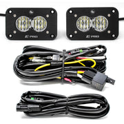 S2 Pro Black Flush Mount LED Light Pod Reverse Kit - Universal - OffRoad HQ