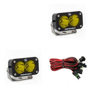 S2 Pro Black LED Auxiliary Light Pod Pair - Universal - OffRoad HQ