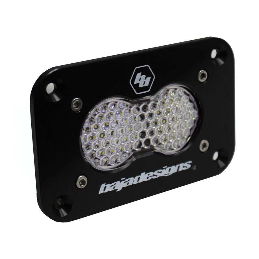 S2 Sport Black Flush Mount LED Auxiliary Light Pod - Universal - OffRoad HQ