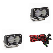 S2 Sport Black LED Auxiliary Light Pod Pair - Universal - OffRoad HQ