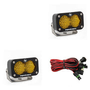 S2 Sport Black LED Auxiliary Light Pod Pair - Universal - OffRoad HQ