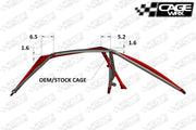 "Sport Cage" Assembled - Raw (Includes Roof) Kawasaki KRX 1000 - OffRoad HQ