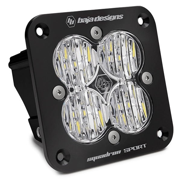 Squadron Sport Black Flush Mount LED Auxiliary Light Pod -Universal - OffRoad HQ