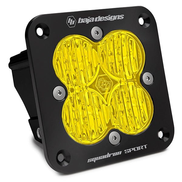 Squadron Sport Black Flush Mount LED Auxiliary Light Pod -Universal - OffRoad HQ