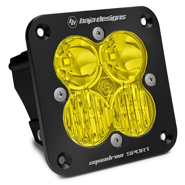 Squadron Sport Black Flush Mount LED Auxiliary Light Pod -Universal - OffRoad HQ