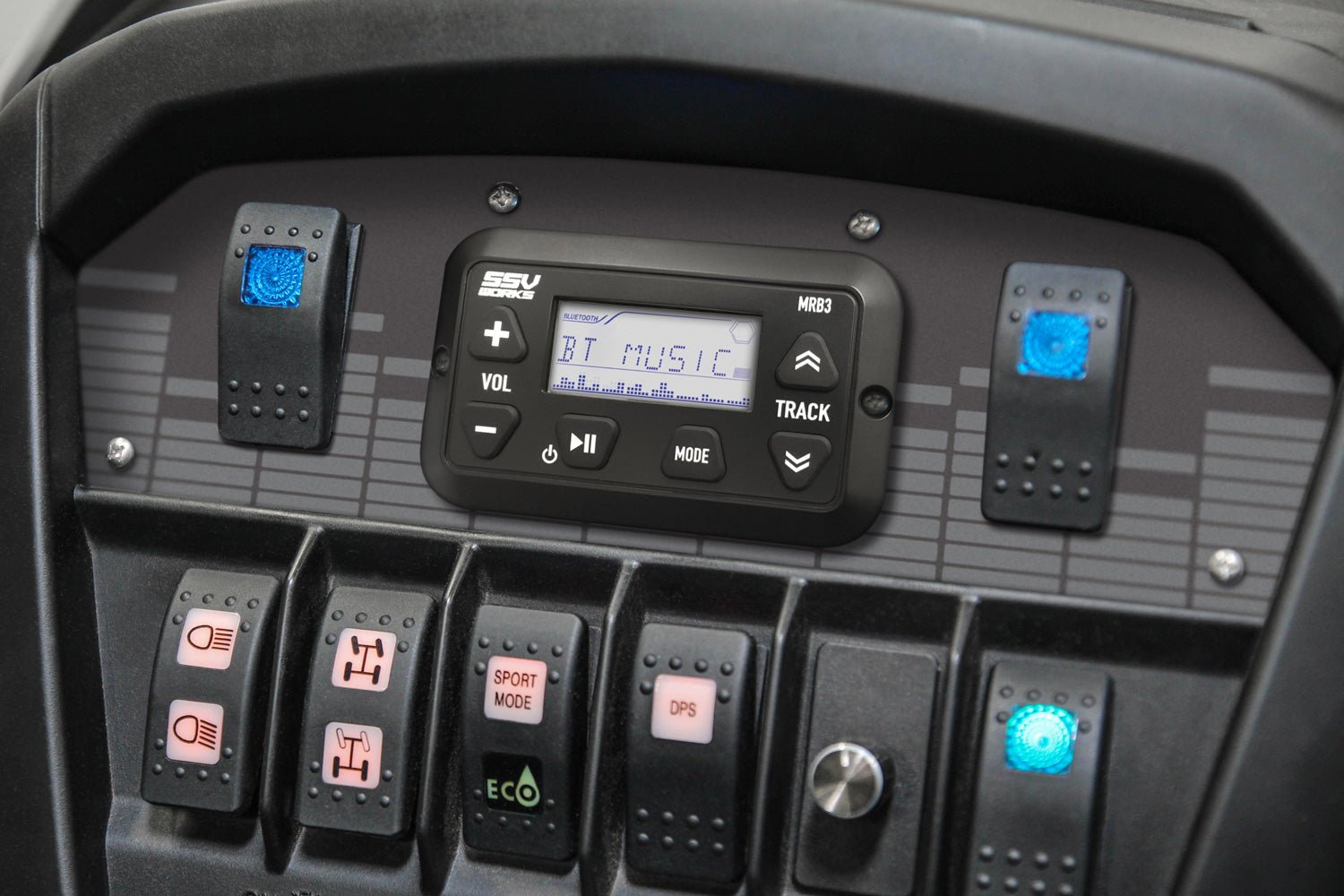 SSV Universal Bluetooth Media-Controller with LCD-Display - OffRoad HQ