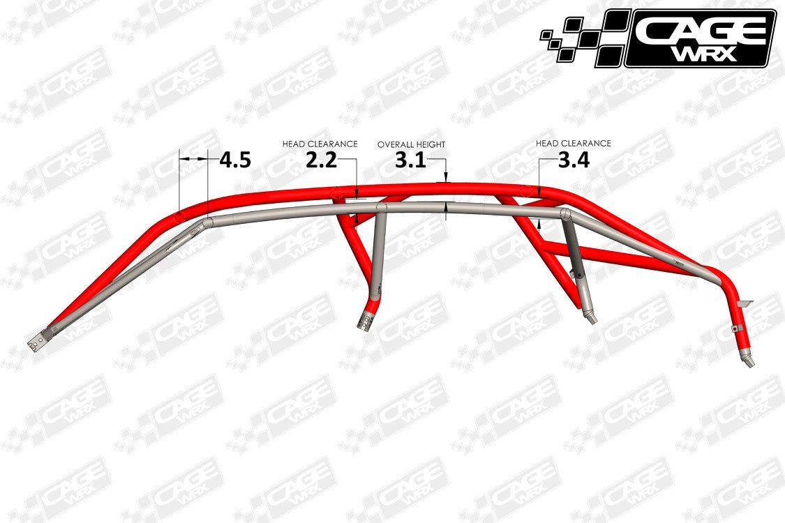 "Super Shorty" Cage Kit RZR Pro R 4 - OffRoad HQ