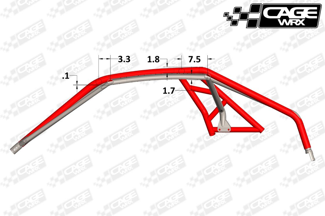 "SUPER SHORTY" Cage Kit RZR TURBO R - OffRoad HQ