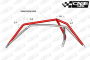 "SUPER SHORTY" Cage Kit RZR XP 1000 / XP Turbo (2014-2018) - OffRoad HQ