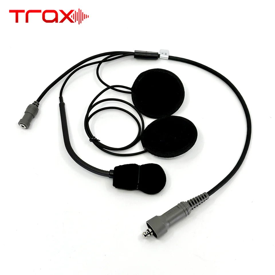 TRAX STEREO HELMET WIRING KIT SPEAKERS AND EARJACK - OffRoad HQ