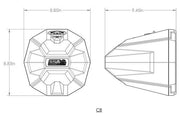 Universal 8in Cage-Mount Speaker-Pods - OffRoad HQ